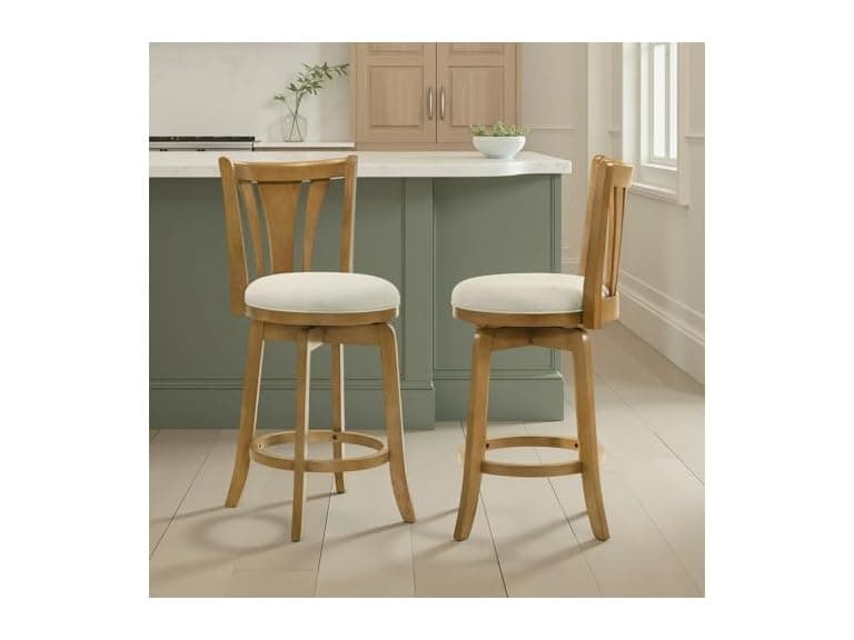 Armen Elle 26" Counter Barstool, Set/2 - Image 1