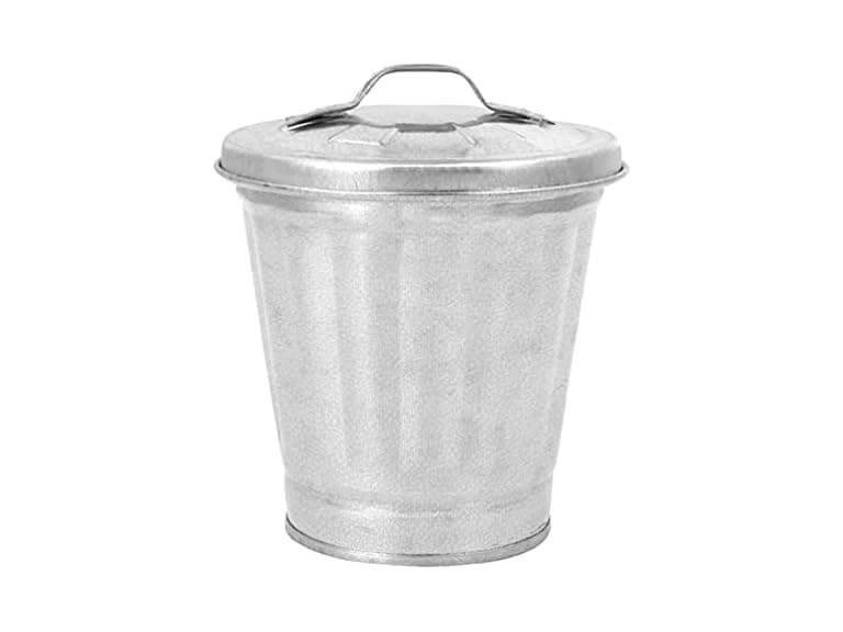 TOYANDONA Galvanized Trash Can Bucket - Image 1