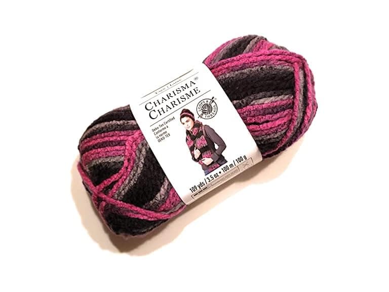 Loops & Threads Charisma Yarn 1 Ball Black Raspberry - Image 1
