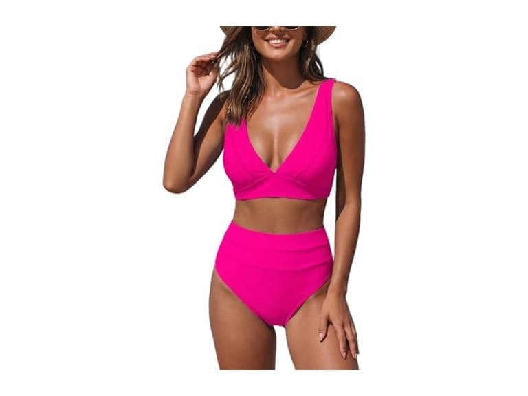 Hilinker Women (XL) High Waisted Bikini Swimsuits - Image 1
