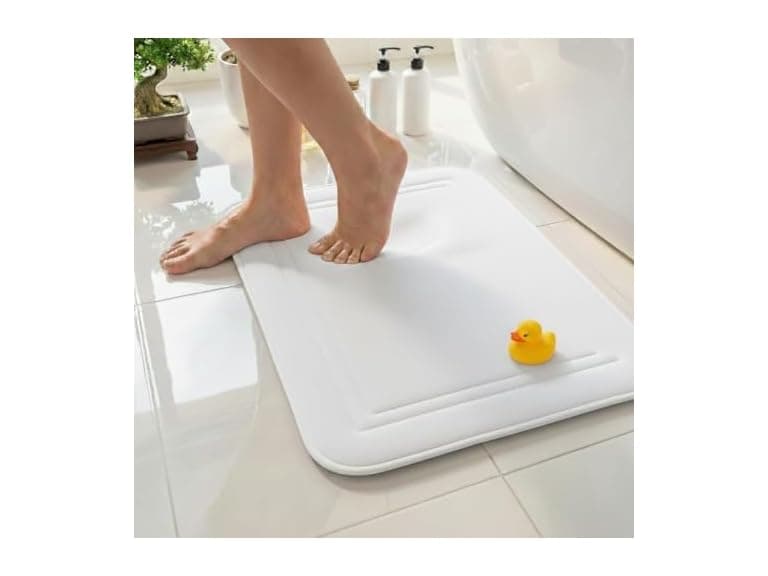 ITSOFT Memory Foam Bath Mat 24x16, Non Slip - Image 1