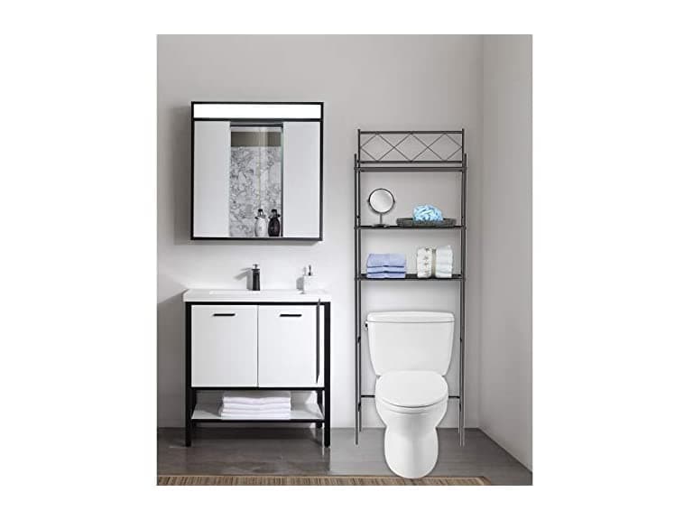 J&V TEXTILES 3-Shelf Bathroom Organizer - Image 1