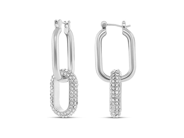 Amazon Essentials Sterling Silver Polished Hoop - Image 1
