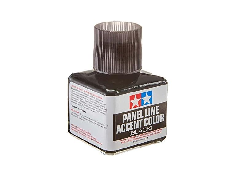 Tamiya Panel Line Accent Color 40ml Black - Image 1