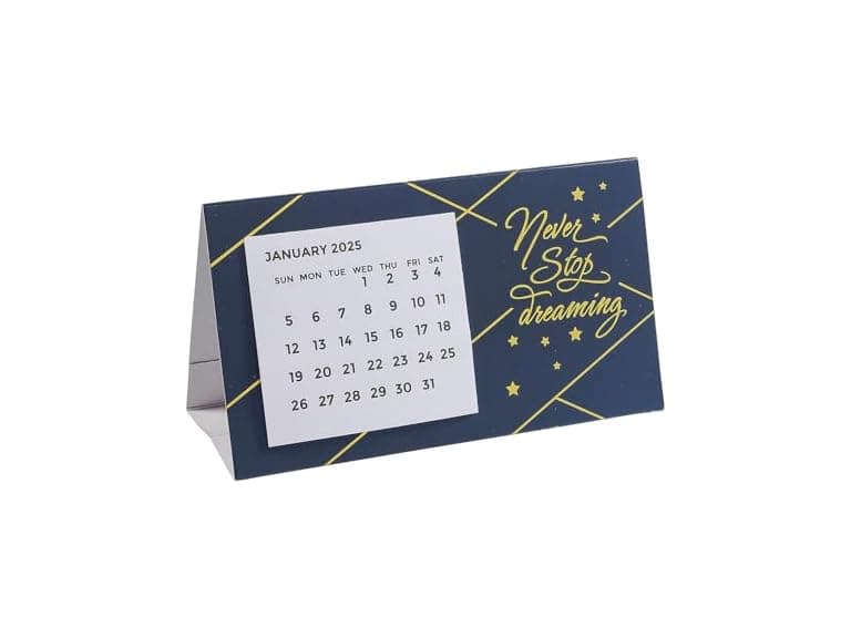 Fun Express 7" x 4" 2025 Inspirational Table Tent Calendars - Image 1