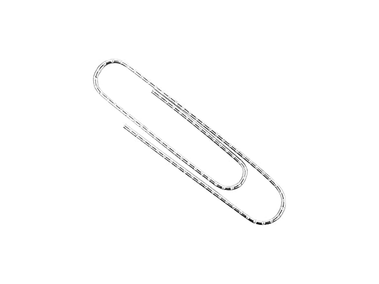 ACCO Non-Skid Paper Clips, No.4 Jumbo Size, 100 ct - Image 1