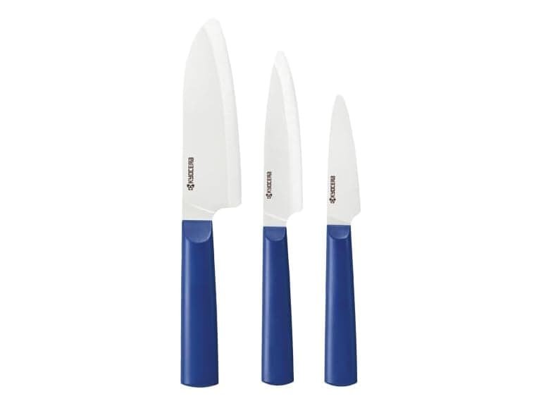 Kyocera 3-PC Knife Set- 5.5" Santoku, 4.5" Utility and 3" Paring - Image 1