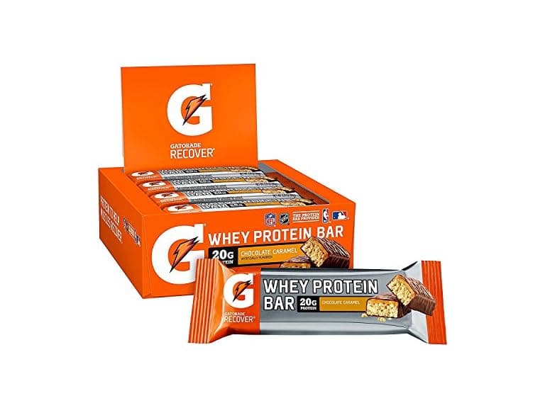 12CT Gatorade Whey Protein Recover Bars, Chocolate - Image 1