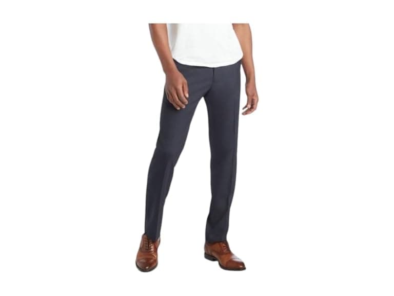 Haggar Slim-Fit Stretch Twill Dress Pant - Image 1