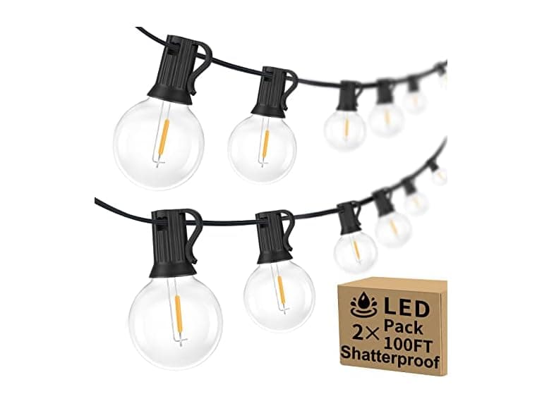 Bosceos 200FT G40 Globe String Lights - Image 1