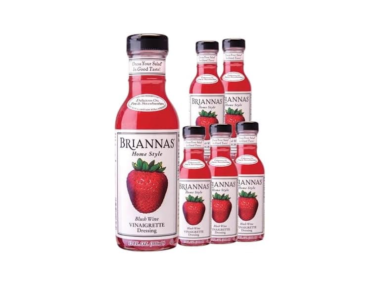 6PK BRIANNAS - Home Style Blush Wine Vinaigrette - Image 1