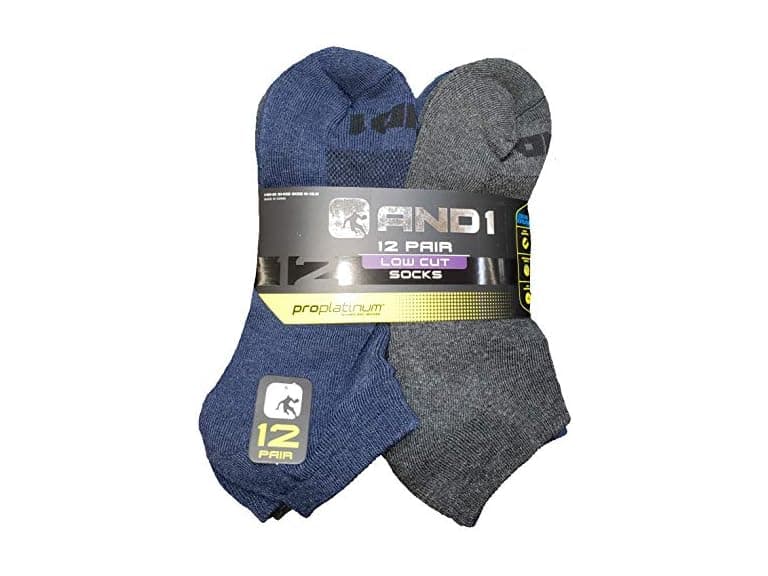 AND1 Assorted Colors 12 Pair ProPlatinum - Image 1