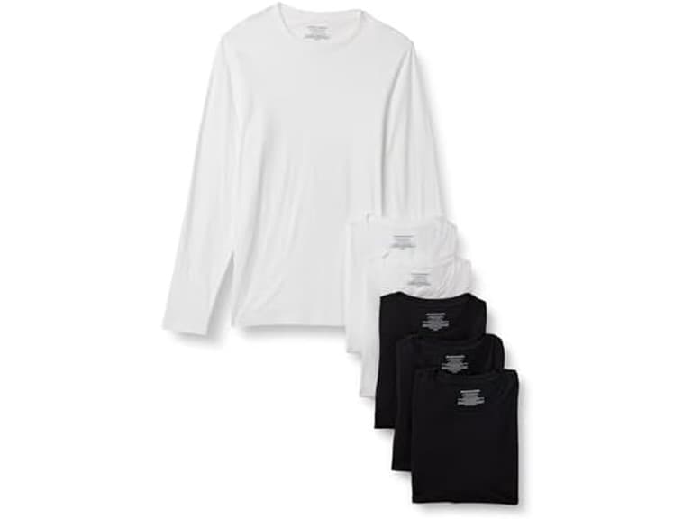 Amazon Essentials Men Cotton Long Undershirt - Image 1