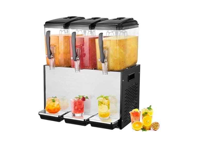 Commercial Beverage Dispenser, 3 Tanks 12 L - Image 1