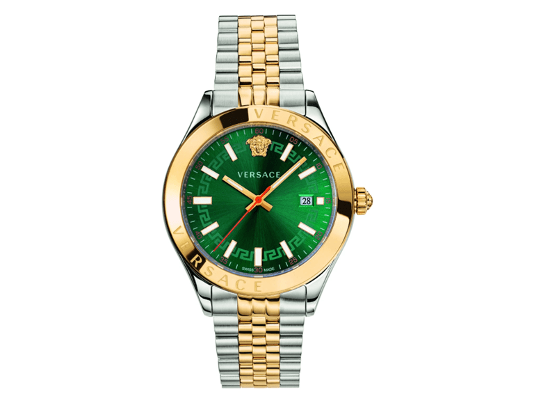 Versace Mens Gold Tone 42mm Watch - Image 1