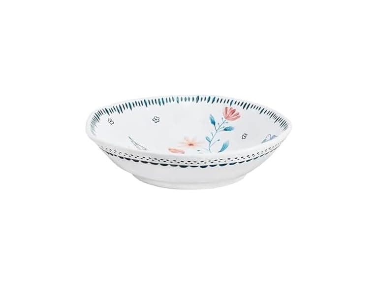 Fitz and Floyd Gracie Serving Bowl, White, 10 Inch - Image 1