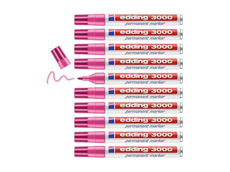 edding 3000 permanent marker - zwart - 10 sti - Image 1