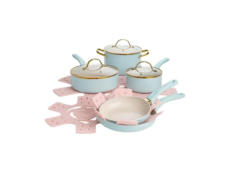 Paris Hilton Nonstick Pots and Pans Set - Image 1