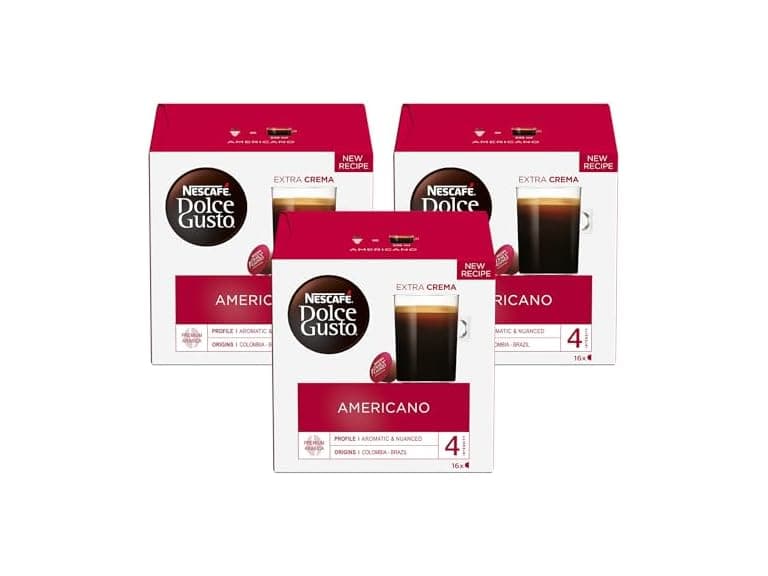 3PK Nescafe Dolce Gusto Coffee Pods, Americano - Image 1