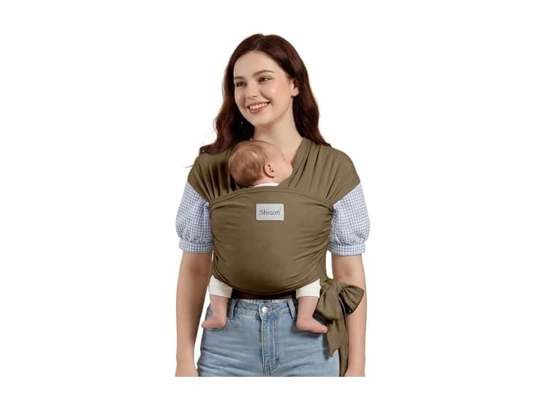 Shiaon Baby Wrap Carrier 7-35lbs - Image 1