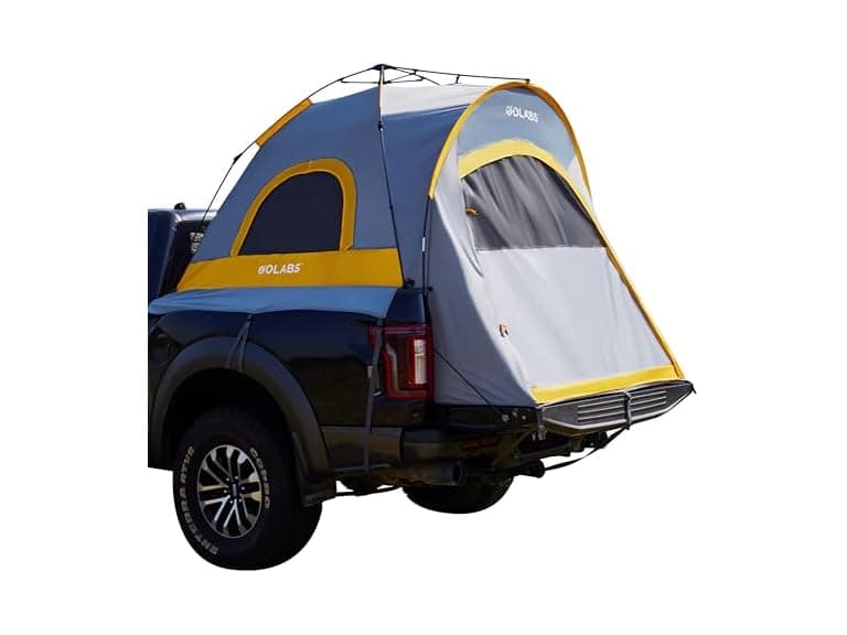 Golabs Truck Bed Tent for 5-6 Ft Bed, Orange - Image 1
