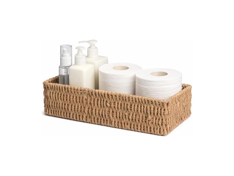 CROS Bathroom Basket for Toilet Tank, Seagrass Set of 2 - Image 1