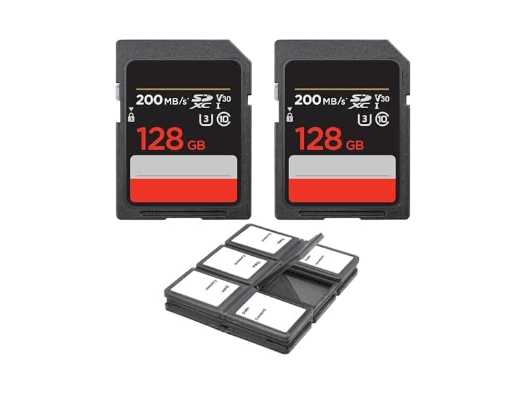 SanDisk 128GB Extreme PRO 200MB/s Memory Card (2-pack) - Image 1
