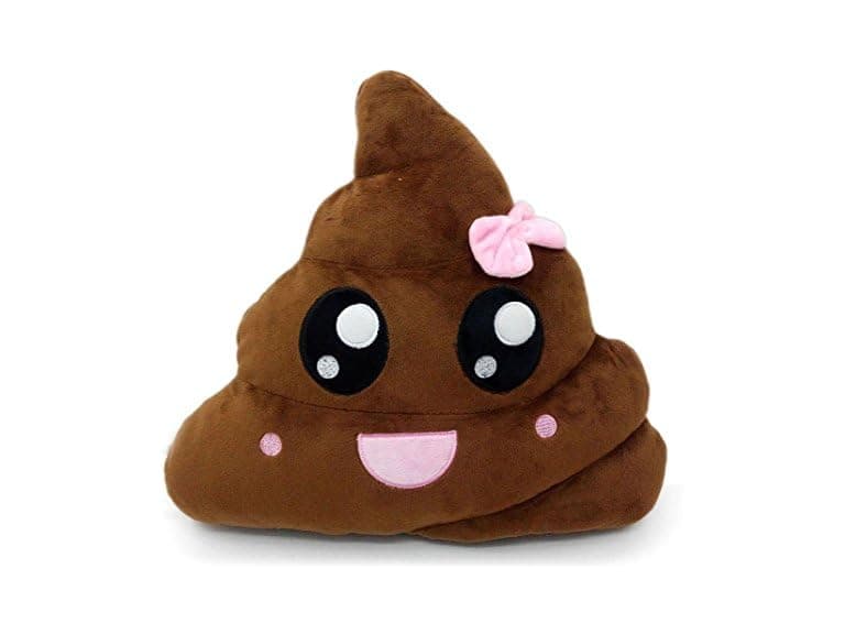 WEP Poop Emoji Pillow Emoticon Stuffed Plush - Image 1