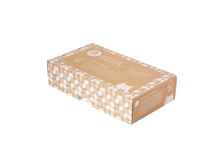Kitty City Sustainability FSC Scratcher 4 Pack - Image 1