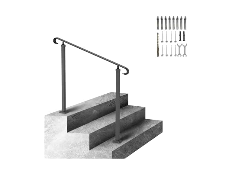 Handrails for Outdoor Steps, Fit 2 or Picket - Image 1