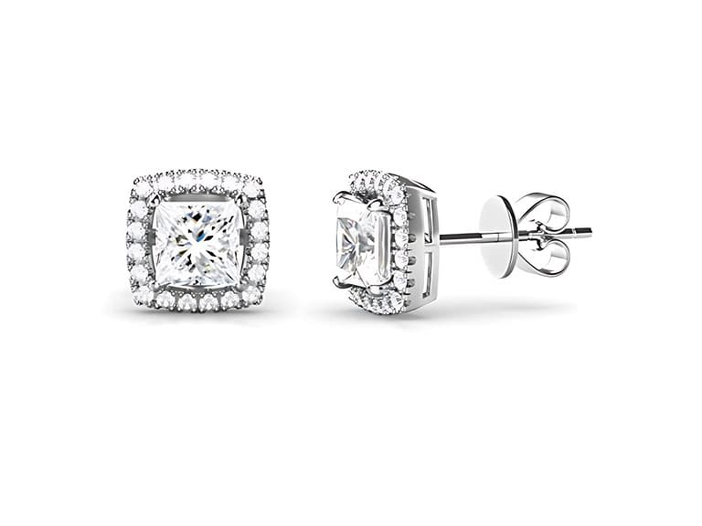 Halo Stud Earrings - Image 1