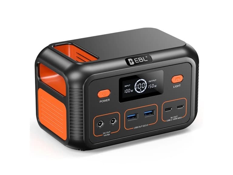 EBL P150 150W Portable Power Station Orange - Image 1