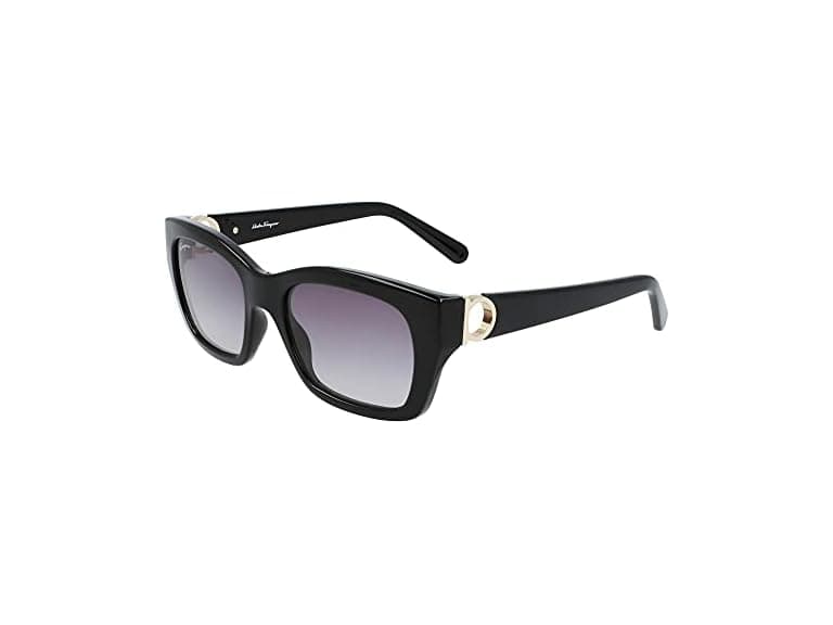 Ferragamo Unisex SF1012SL Sunglasses Black - Image 1