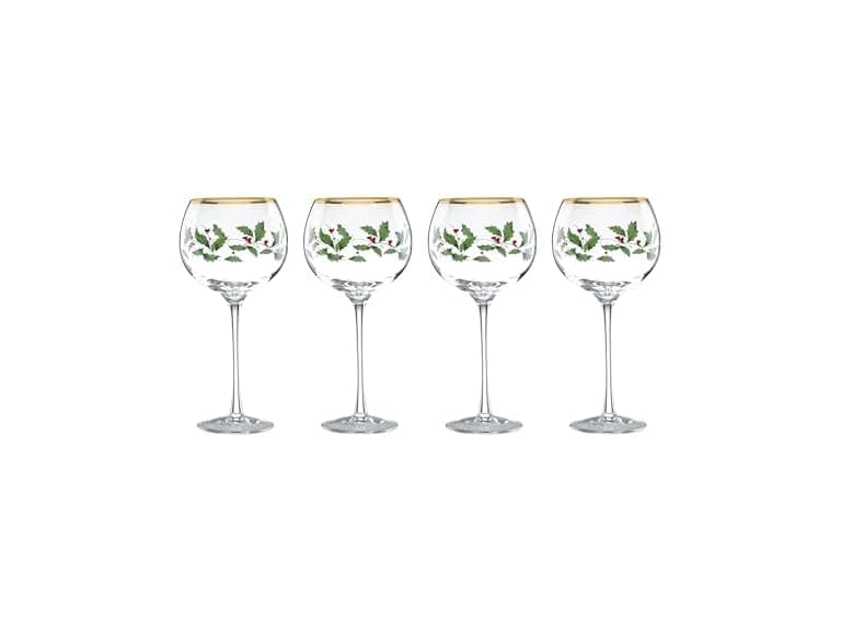 Lenox Holiday 4-Piece Wine Glass Set - Image 1