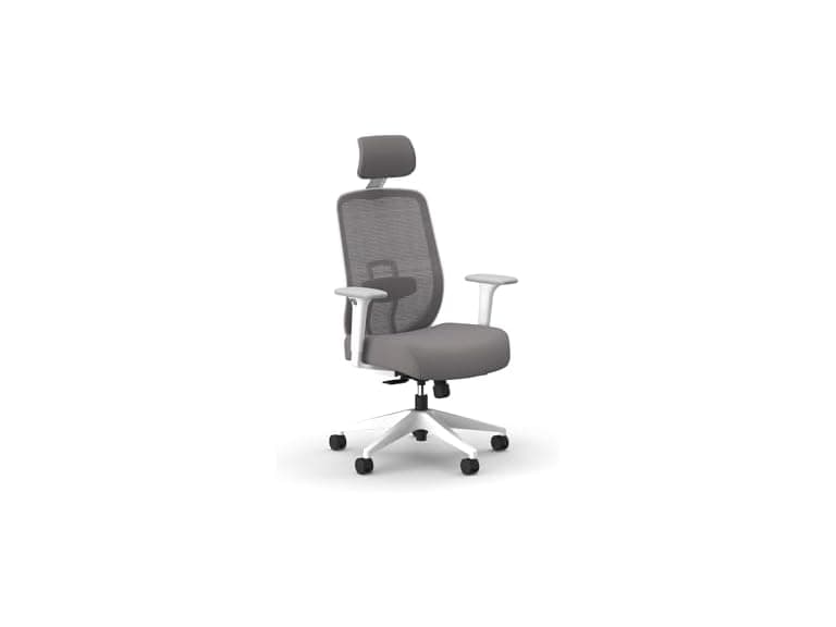 HON Altern Mesh Chair, White/Black - Image 1