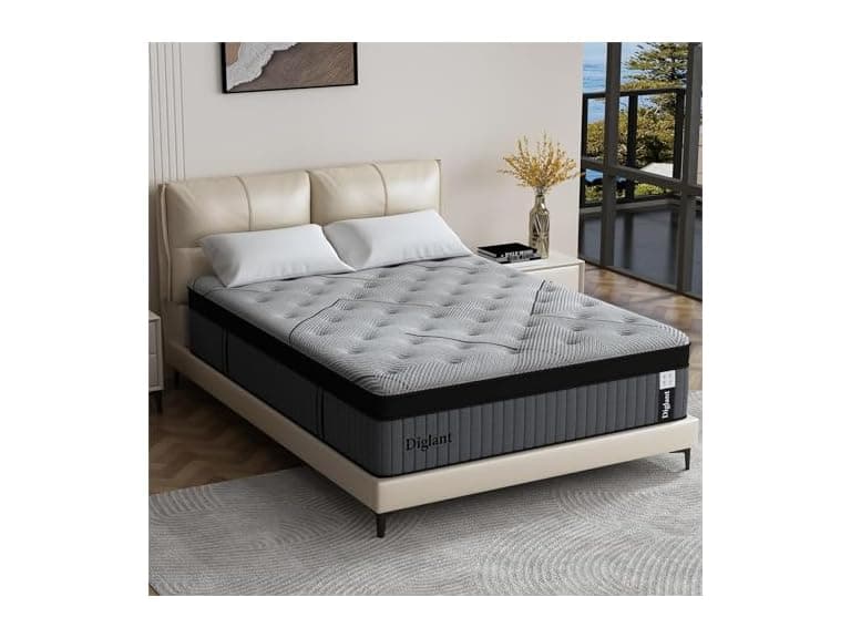 DIGLANT Queen Mattress 14Inch Hybrid - Image 1
