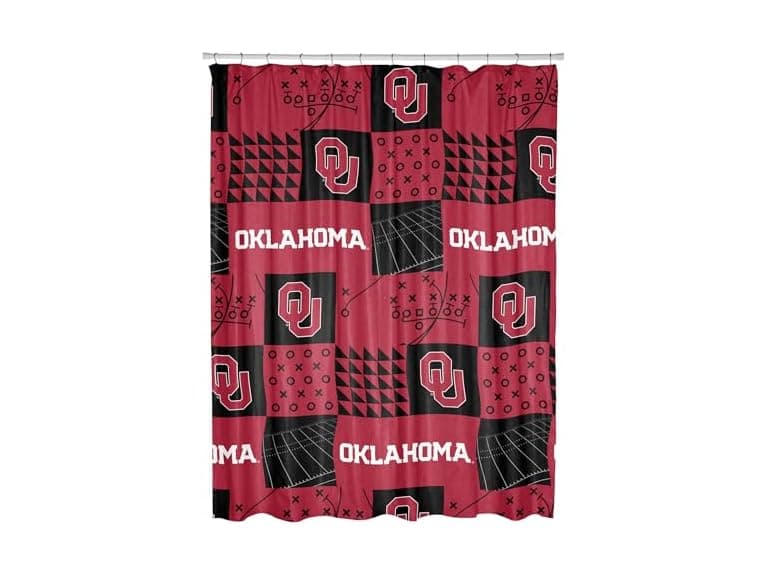 Northwest NCAA Colorblock Shower Curt - Image 1