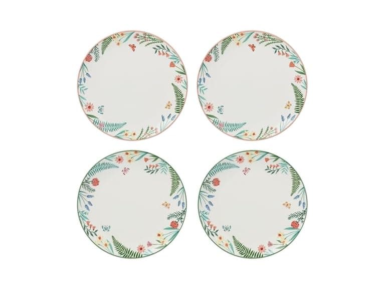 Oneida Dinnerware Set, First Blooms 4-Piece Accent Plates - Image 1