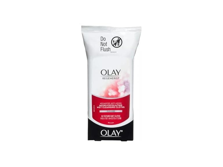 Olay Regenerist Micro-Exfoliating Wet Cleansing Cloths - Image 1