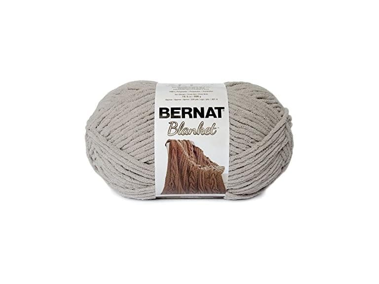 Bernat Blanket Yarn, Pale Grey - Image 1