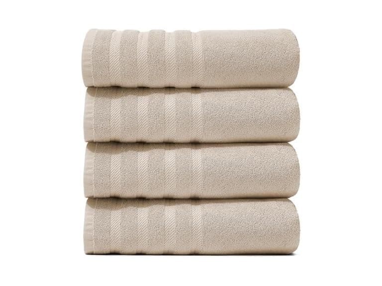 Hearth & Harbor Bath Towels for Bathroom - 100% Cotton - Image 1