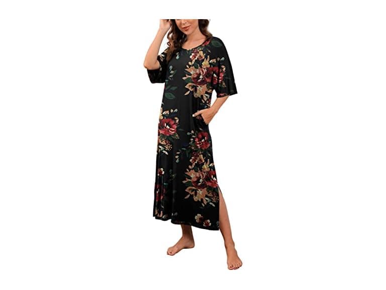 PrinStory Women (S) Long Nightgown Round Dress - Image 1