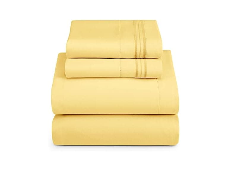 Hearth & Harbor Queen 4 Piece Bed Sheet Set - Image 1