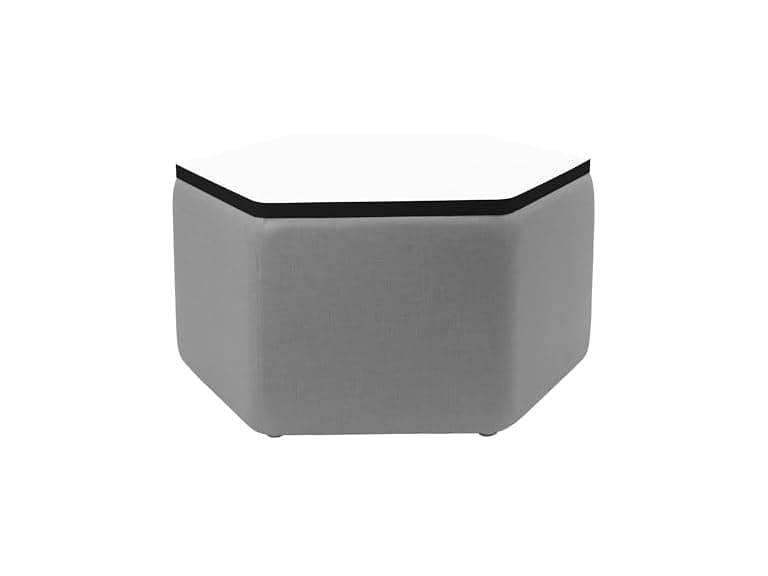 FDP Pro Hexagon Dry-Erase Ottoman - Image 1