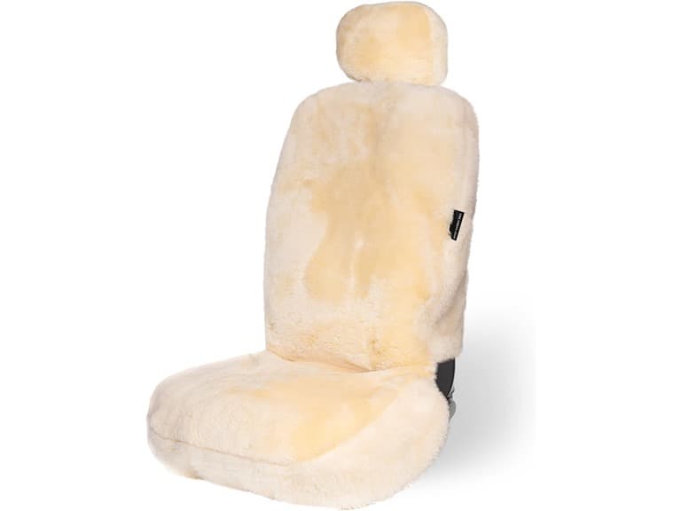 Pick Color Genuine Sheepskin Car Seat Cover Single - Image 1