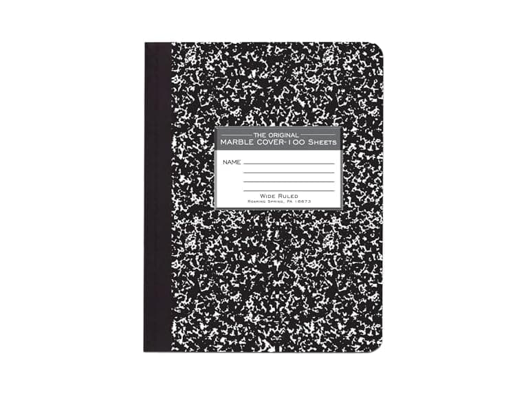 ROARING SPRING Hard Cover Composition Notebook - Image 1
