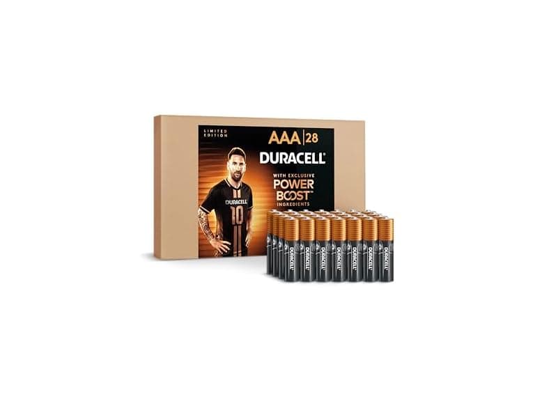 Duracell x Messi Limited Edition Coppertop AAA Alkaline Batteries - Image 1