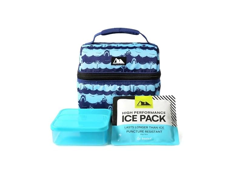 Arctic Zone Kids Lunch Bucket Deep Shark - Image 1