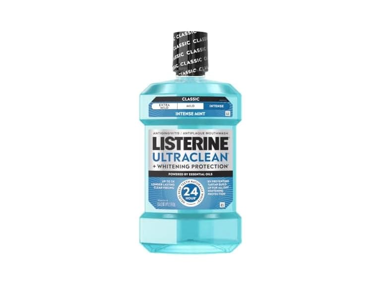 Listerine Ultraclean Mouthwash Intense Mint 50.7oz - Image 1