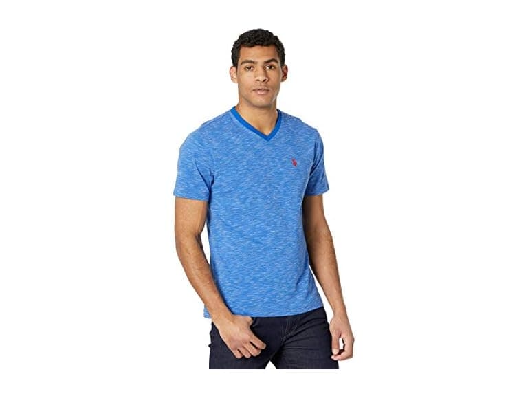 U.s. Polo Assn. Men (M) Space V-neck T-shirt - Image 1